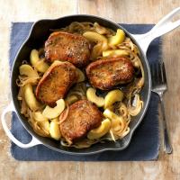Apples 'n' Onion Topped Chops image