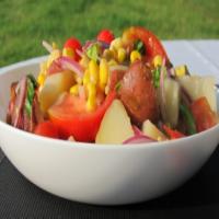 Potato, Tomato, Corn and Basil Salad_image