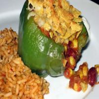 Vegetable Chili Stuffed Peppers image