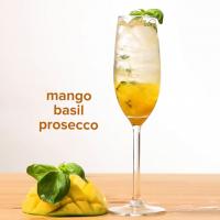 Mango And Basil Prosecco Recipe by Tasty image