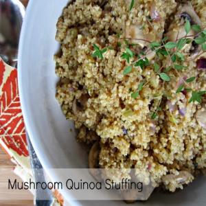 Mushroom Quinoa Stuffing (Vegan and Gluten Free) Recipe - (4.3/5)_image