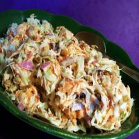 Coleslaw With Raisins and Sunflower Nuts_image