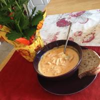 Slow Cooker Buffalo Chicken Wing Soup image