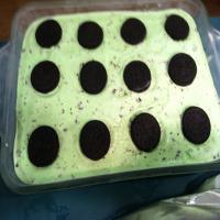 Oreo Mint Ice Cream Dessert_image