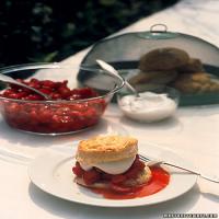 Strawberry Shortcake with Vanilla Whipped Cream_image