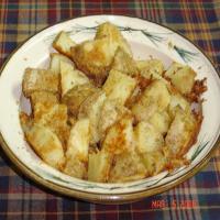 Breaded Baked Parmesan Potatoes image