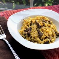 Spicy Goat Curried Rice Pilaf_image