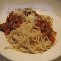 Weight Watchers Spaghetti With Meat Sauce 5 Points image