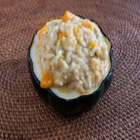 Roasted Acorn Squash Stuffed with Risotto image