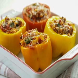 Brown Rice Stuffed Peppers_image