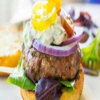 Greek Lamb Burgers with Tzatziki Sauce_image