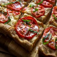 Whole Wheat Focaccia with Tomatoes and Fontina_image
