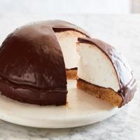 Giant Chocolate-Coated Marshmallow Cookie image