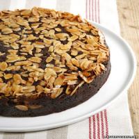 Chocolate-Almond Upside-Down Cake image