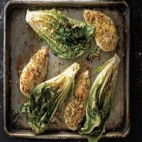 Parmesan Chicken with Caesar Roasted Romaine image