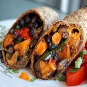 Roasted Veggie and Black Bean Burritos Recipe - (4.4/5)_image