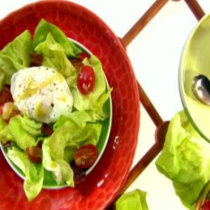 Butter Lettuce with Lardons and Poached Egg image