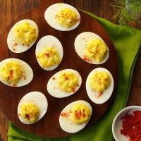 Horseradish Deviled Eggs image