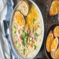 Creamy Potato Soup With Ham_image
