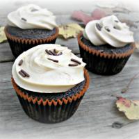 Chocolate Cupcakes with Caramel Frosting image