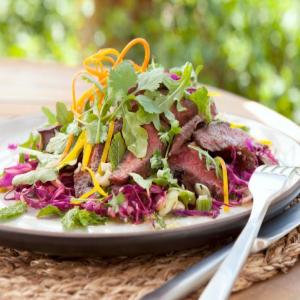 Thai Grilled Bison Skirt Steak Salad_image