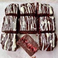 Chocolate-Covered Raspberry Brownies image
