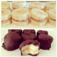 Frozen Chocolate, Peanut Butter, Banana Bites Recipe - (4.6/5)_image