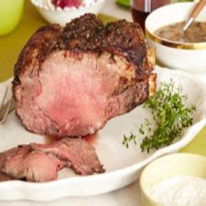 Standing Rib Roast with Two Sauces_image