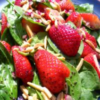 Strawberry Spinach Salad W/Poppy Seed Dressing image