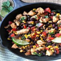 Chicken and Black Bean Burrito Skillet_image