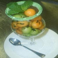 Melon Balls With Rum and Lime_image