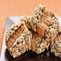 Easy Chocolate-Dipped Peanut Butter Cookies_image
