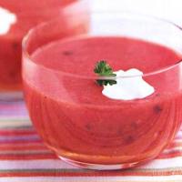 Cold Tomato and Sour Cream Soup image