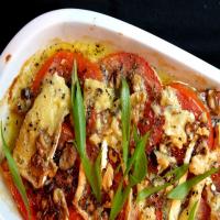 Simple Sliced Tomato-And-Cheese Side Dish_image