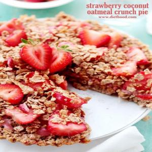 Strawberry Coconut Oatmeal Crunch Pie_image