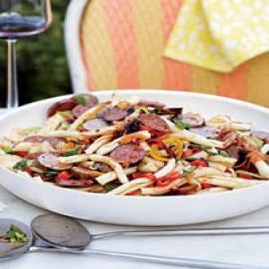 Pasta Salad with Grilled Sausage and Peppers Recipe - (5/5)_image