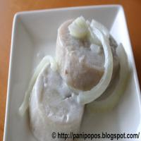 Auntie Ime's Fa'alifu taro (Samoan taro in coconut onion sauce) Recipe - (3.8/5) image