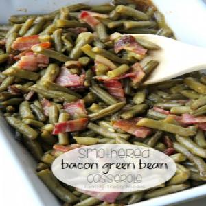 Smothered Bacon Green Bean Casserole_image