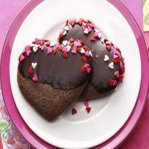 Chocolate-Mint Hearts Recipe_image