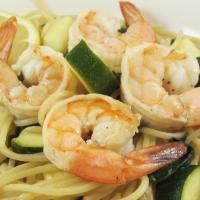 Shrimp Spaghetti in Olive Oil Dressing image