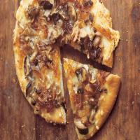 Wild Mushroom Pizza With Caramelized Onions, Fontina, and Rosemary_image