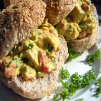 Chicken Salad in a Whole Wheat Bread Bowl image
