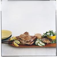 Grilled Pork Chops with Saté Sauce image