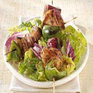 Grilled Chicken & Vegetable Kabob Salad_image