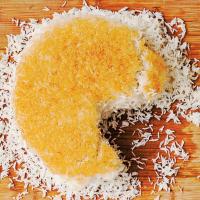 Persian basmati rice chelo (tahdig) image