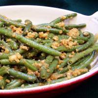 Green Beans With Peanut Ginger Dressing image
