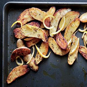 Roasted Fingerlings with Preserved Lemon Recipe | Epicurious.com_image