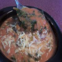 Tomato and Spinach Soup image