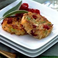 Sage and Cranberry Crab Cakes_image