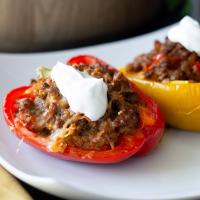 Keto Stuffed Bell Peppers image